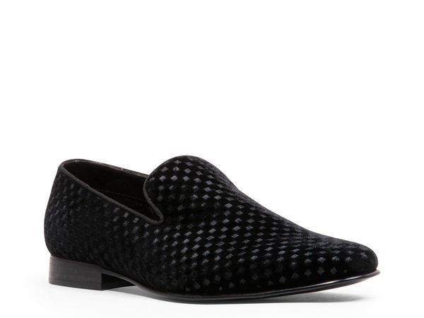 スティーブ マデン メンズ シューズ スリッポン・ローファー Steve Madden Lifted Smoking Loafer Black Velvet ブラック