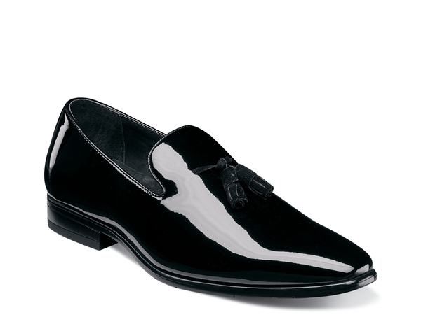 ステイシーアダムス メンズ シューズ スリッポン・ローファー Stacy Adams Phoenix SlipOn Black ブラック