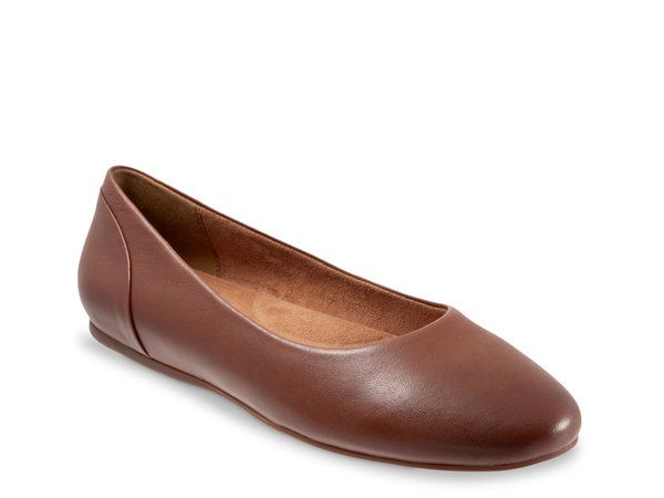 ソフトウォーク レディース シューズ パンプス Softwalk Shiraz Ballet Flat Dark Brown ブラウン
