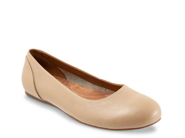 ソフトウォーク レディース シューズ パンプス Softwalk Sonoma Ballet Flat Beige ベージュ