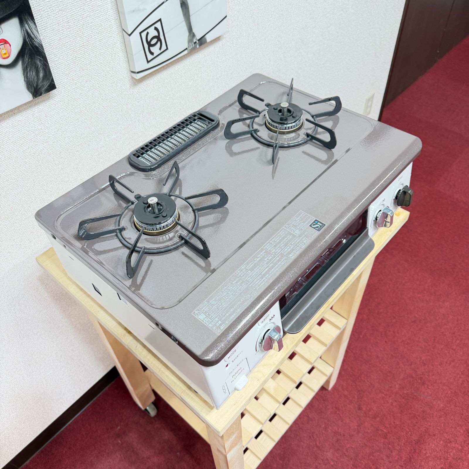 全国送料無料 超美品パロマ2020年製 LPガスコンロ2口 洗浄/除菌済み 全国送料無料 超美品パロマ2020年製 LPガスコンロ2口 洗浄/除菌済み