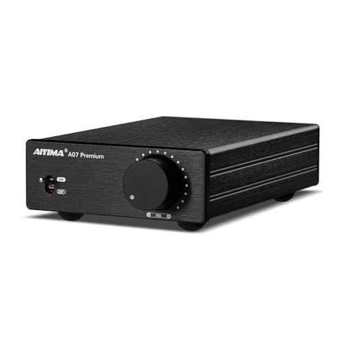 【新品】AIYIMA A07 Premium TPA3255 パワーアンプ 300Wx2 D級ステレオデジタルオーディオアンプ 2.0chアンプ パッシブスピーカー用ホームオーディオ（A07＋DC32V電源アダプター） 1203f3a1
