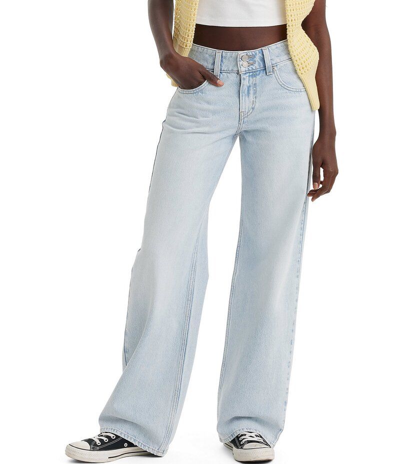 リーバイス レディース ボトムス デニムパンツ ローライズ ジーンズ LevisR SuperLowRise Loose Fit Jeans Braided Art