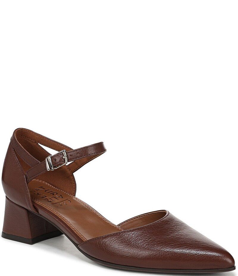 ナチュライザー レディース シューズ パンプス アンクル レザー Naturalizer Maddox Leather Ankle Wrap Pumps Cappuccino