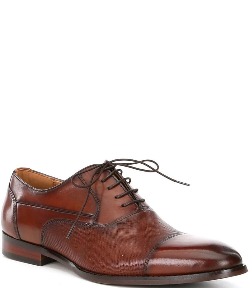 スティーブ マデン メンズ シューズ ドレスシューズ オックスフォード キャップ レザー Steve Madden Mens Proctr Leather Cap Toe Oxfords Tan タン