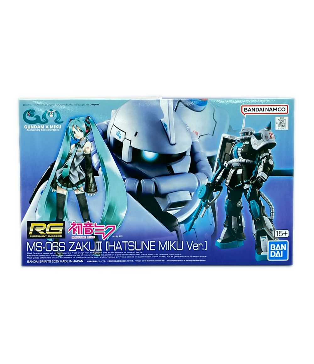 バンダイ 機動戦士ガンダム RG 1/144 MS-06S ザク2 初音ミクVer. プラモデル