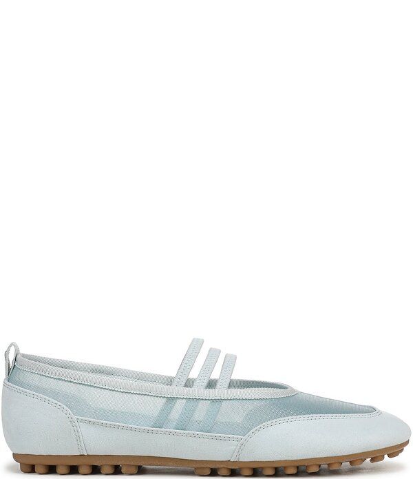 フランコサルト レディース シューズ パンプス メッシュ Franco Sarto Fietta Mesh Triple Band Ballet Flats Blue ブルー