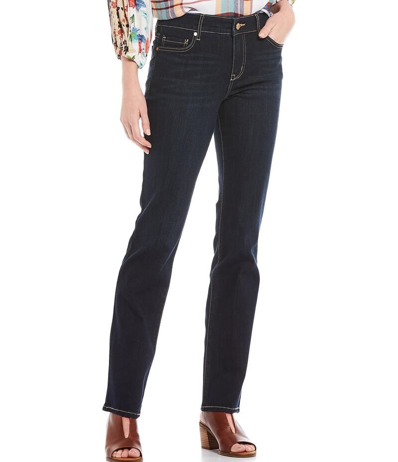 コード ブルー レディース ボトムス デニムパンツ ストレート プチ チェルシー ジーンズ Code Bleu Petite Size Chelsea Straight Leg Jeans Midni