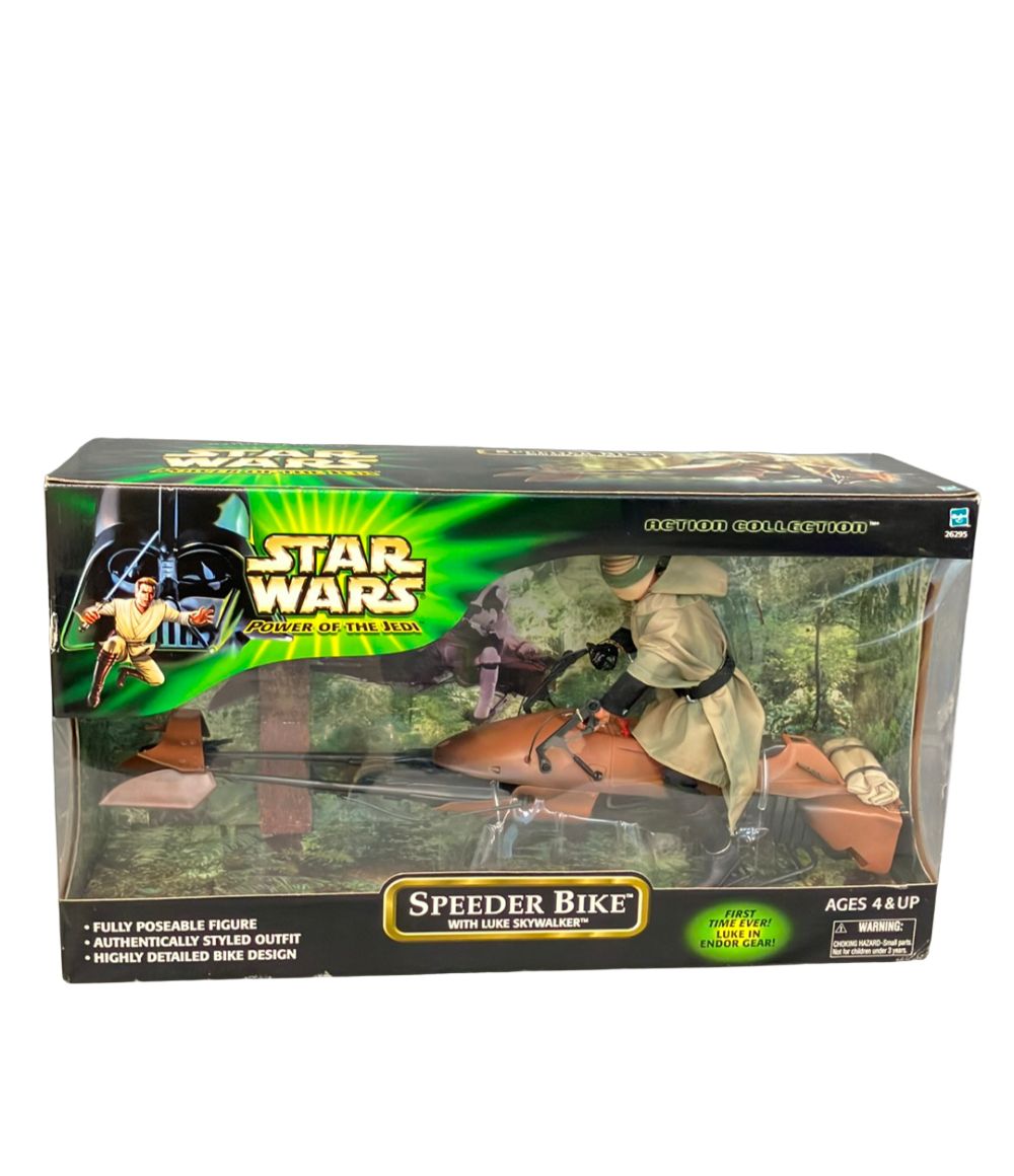 STAR WARS スピーダーバイク & ルーク・スカイウォーカー フィギュア Hasbro スター・ウォーズ パワー・オブ・ザ・ジェダイ スピーダー