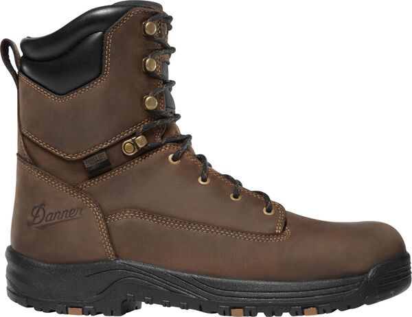 ダナー メンズ シューズ ブーツ・レインブーツ Danner Mens Caliper 8 400g Waterproof Work Boots Brown ブラウン