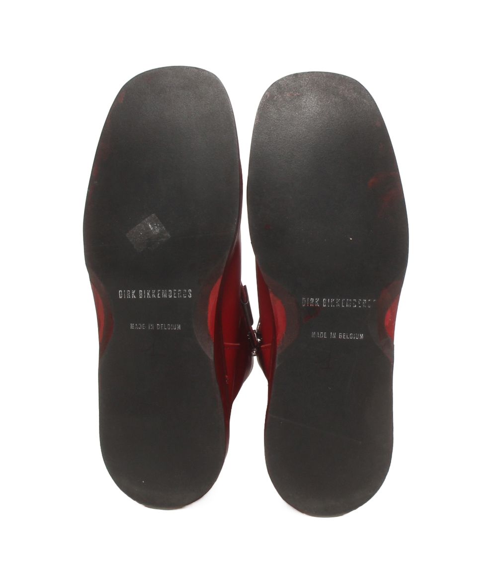 ダークビッケンバーグ ベルクロブーツ レッド メンズ SIZE 41 DIRK