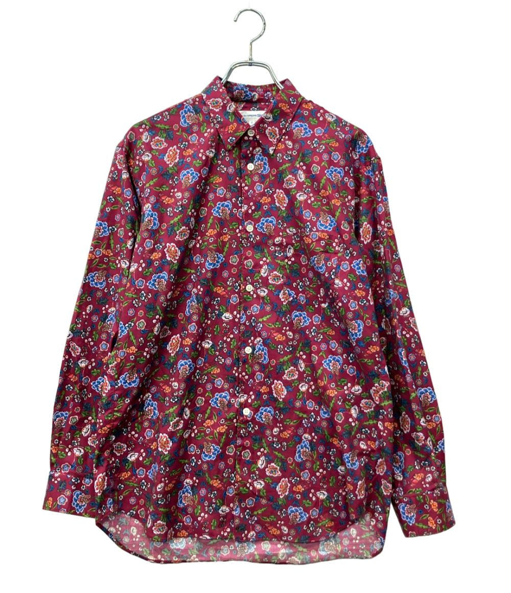 コムデギャルソンシャツ 長袖シャツ 花柄 メンズ SIZE M COMME des GARCONS SHIRT