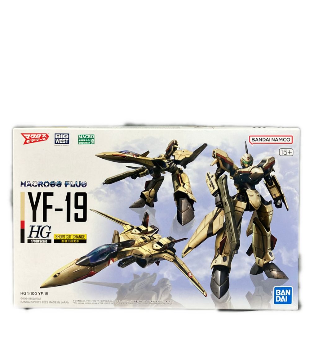 バンダイ マクロス プラス HG 1/100 YF-19 差替三段変形 プラモデル