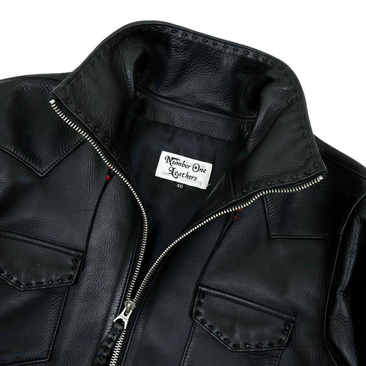S3853】【美品】【日本製】RED MOON NUMBER ONE LEATHERS レッドムーン