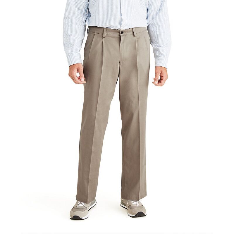 ドッカーズ メンズ ボトムス カジュアルパンツ プリーツ トール Big Tall Dockerstretch Easy Khaki ClassicFit Pleated Pants Khaki カー