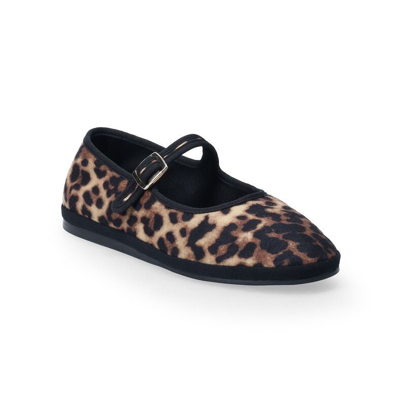 LC Lauren Conrad レディース シューズ サンダル LC Lauren Conrad CNOLI WomenslipOn Mary Jane Flats Cheetah