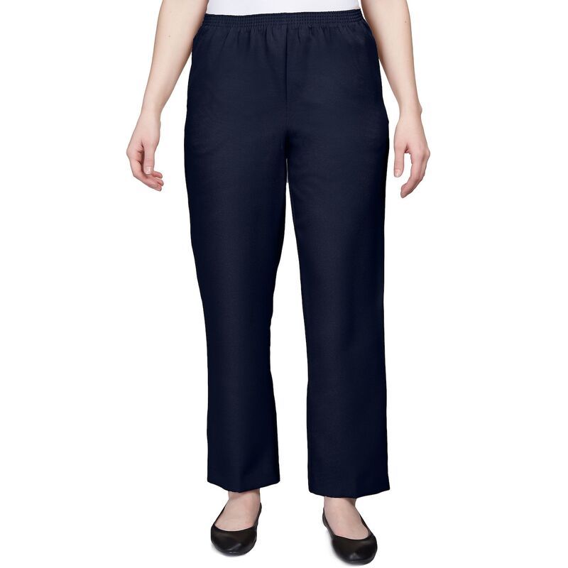 アルフレッド ダナー レディース ボトムス カジュアルパンツ プチ Petite Alfredunner Classic PullOn StraightLeg Pants Navy ネイビー