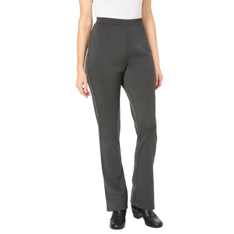 ウーマン ウィズイン レディース ボトムス カジュアルパンツ ブーツカット プラスサイズ プチ ブーツ ニット Woman Within Womens Plusize Petite Bootcut P