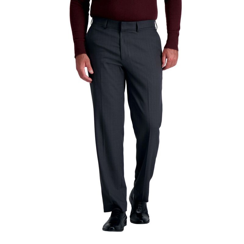 ハガー メンズ ボトムス カジュアルパンツ Mens HaggarR Premium Comfort StraightFit Dress Pants Charcoal チャコール