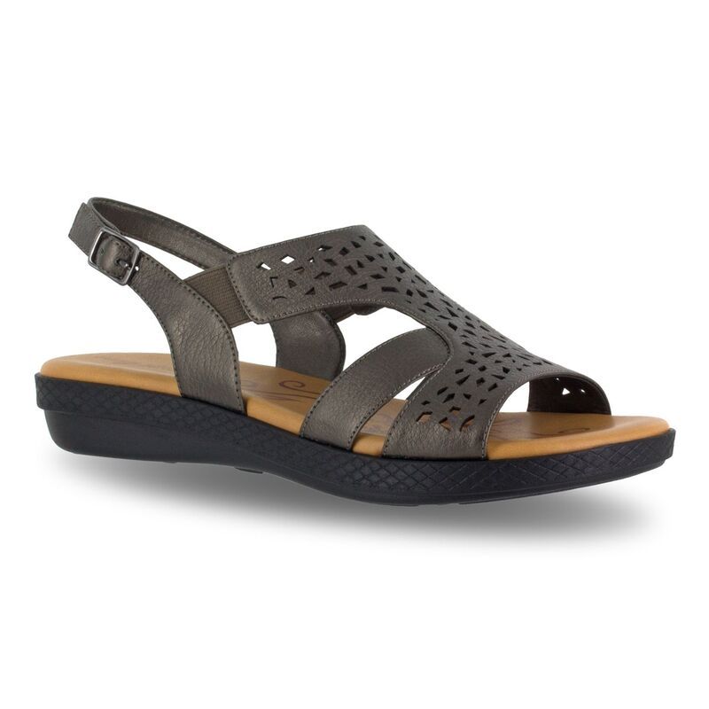 イージーストリート レディース シューズ サンダル Easy Street Bolt Womensandals Pewter ピューター