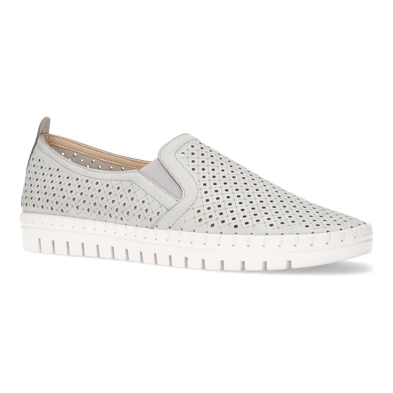 イージーストリート レディース シューズ サンダル スニーカー Easy Street Fresh WomenslipOn Sneakers Gray グレー
