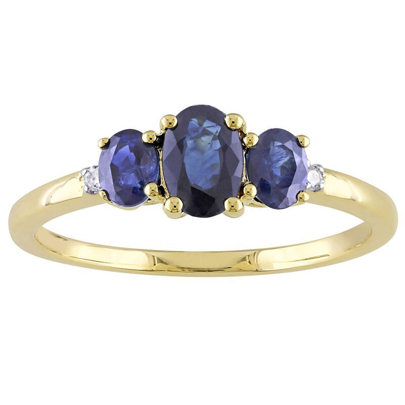 ステラ グレース レディース アクセサリー リング Stella Grace 10k Gold Sapphire Diamond Accent 3Stone Ring 10k Gold ゴールド