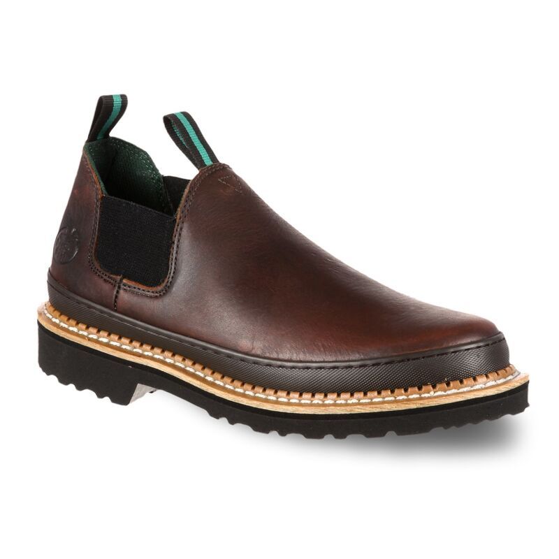 ジョージアブーツ メンズ シューズ ブーツ・レインブーツ Tシャツ Georgia Boots Georgiant Romeo Mensteel Toe Work Shoesoggy Brown ブラ