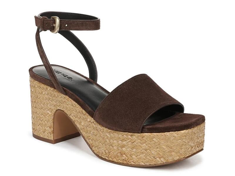 ヴィンス レディース シューズ サンダル プラットフォーム VinceCastella Platform Sandal Womens Dark Brown ブラウン