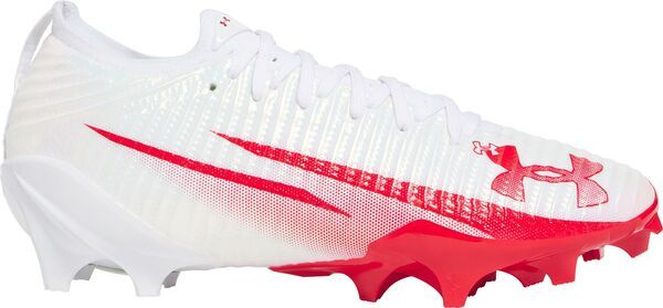 アンダーアーマー メンズ シューズ スニーカー Under Armour Blur Pro Football Cleats WhiteRed ホワイト