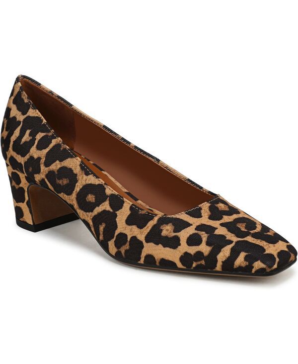 フランコサルト レディース シューズ パンプス Franco Sarto Womensalino Square Toe Pumps Cameleopard Print Fabric キャメル