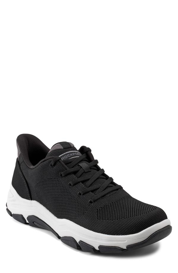 ロックポート メンズ シューズ スニーカー Rockport Rafferty Step Activated Sneaker Black ブラック