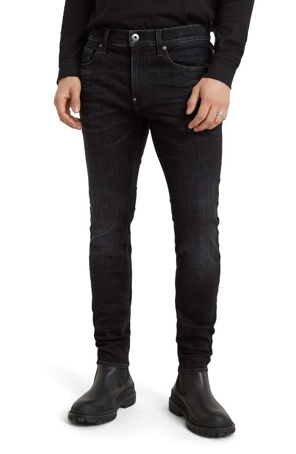 ジースター メンズ ボトムス デニムパンツ ジーンズ GSTARevend Skinny Jeans Medium Aged Faded