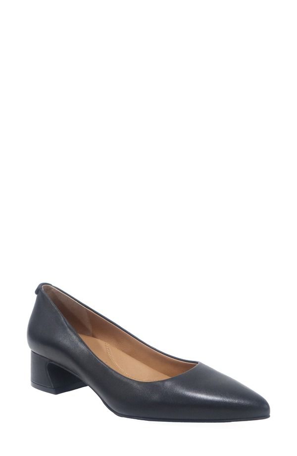ジェントルソウルズ レディース シューズ ヒール Gentle Souls Gardena Pointed Toe Pump Black Leather ブラック