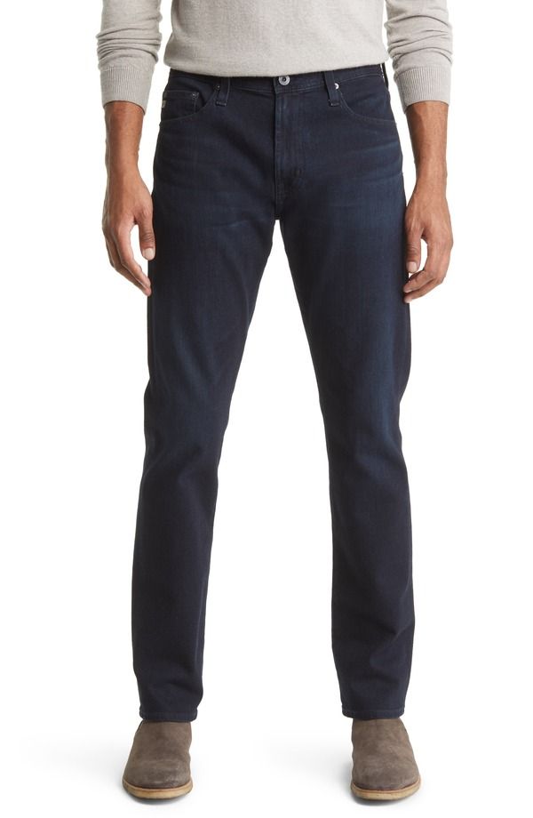 エージー メンズ ボトムス デニムパンツ ストレート ジーンズ AG Everett Slim Straight Leg Jeans Bundled