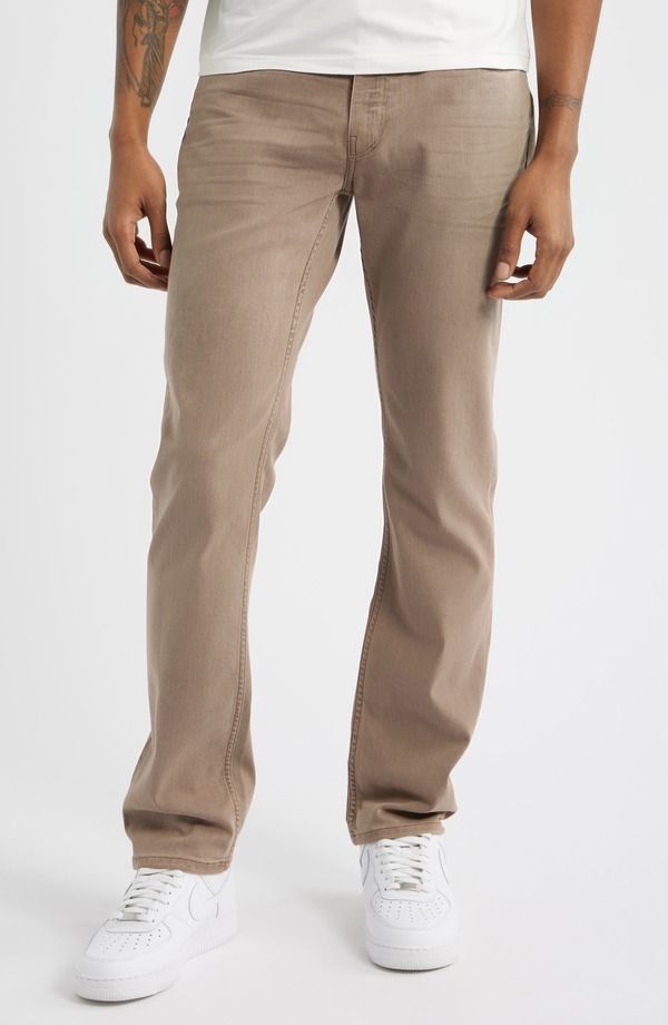 ペイジ メンズ ボトムス デニムパンツ ストレート ジーンズ PAIGE Federal Slim Straight Leg Jeans Vintage Beige Ash アッシュ