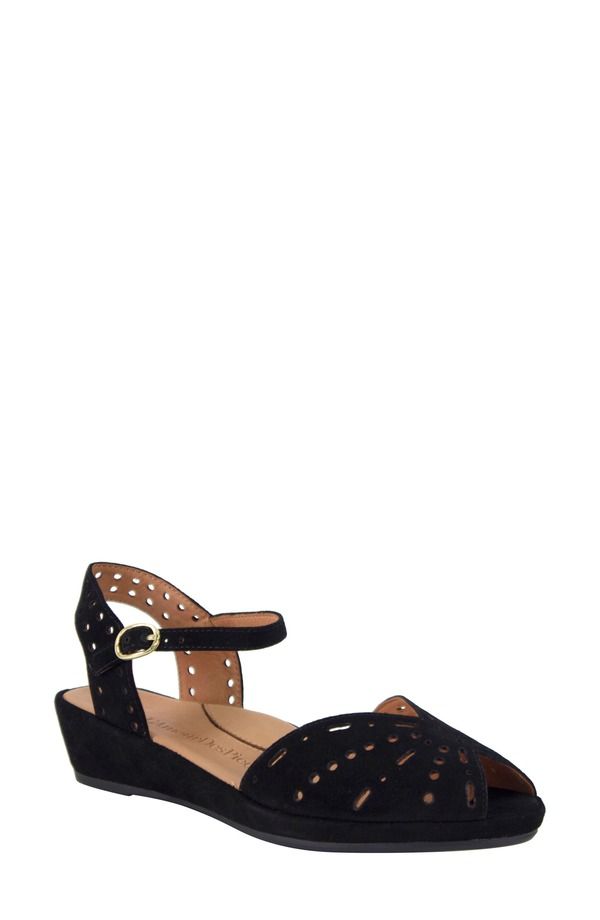 ラモールドピード レディース シューズ ヒール サンダル アンクル LAmour des Pieds Brenn Ankle Strap Sandal Black Suede ブラック