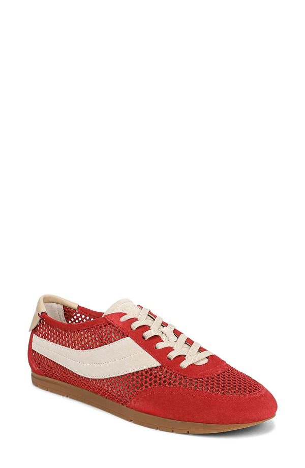 ヴィンス レディース シューズ スニーカー Vince LA Runner Netting Sneakerouge Red レッド