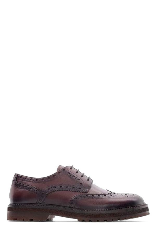 アンソニー ヴィア メンズ シューズ オックスフォード ウィングチップ ダービー Anthony Veer Prescott Wingtip Derby Brown Leather ブラウン