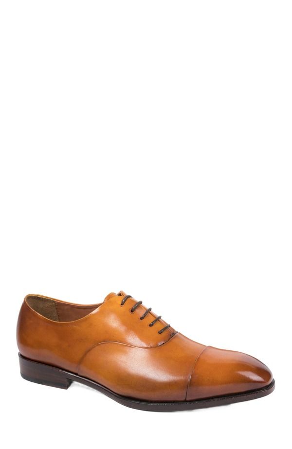 アンソニー ヴィア メンズ シューズ オックスフォード キャップ Anthony Veer Genoa Cap Toe Oxford Tan タン