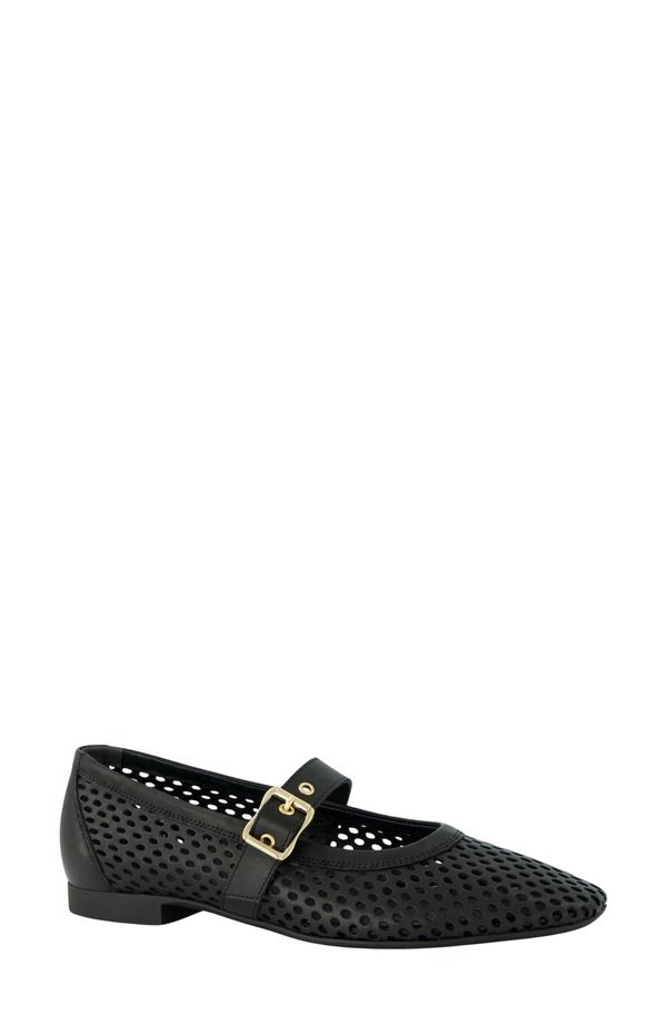 ポール・グリーン レディース シューズ パンプス Paul Green Dana Mary Jane Flat Black Leather ブラック