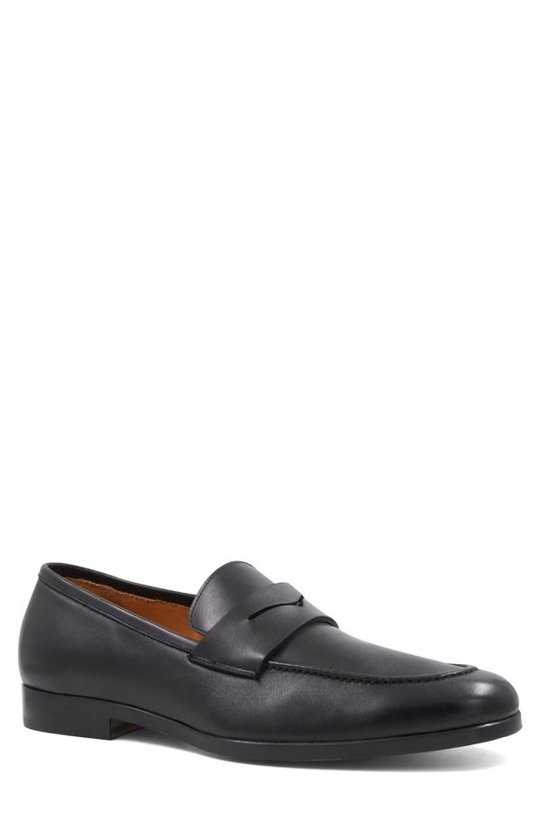 ブルーノマグリ メンズ シューズ ローファー Bruno Magli Flex Apron Toe Penny Loafer Black ブラック