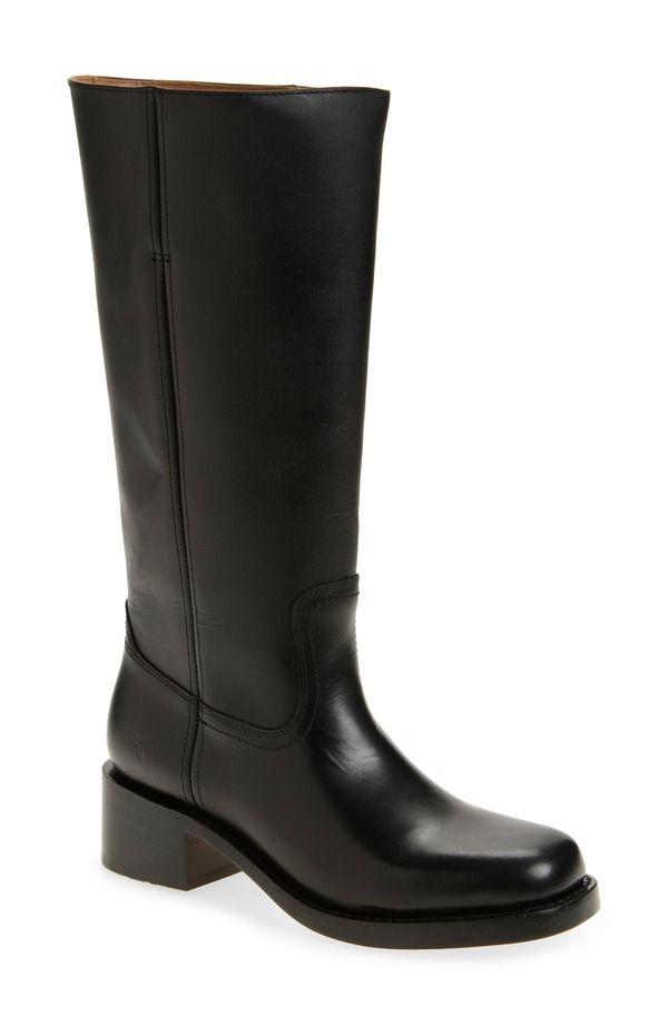 フライ レディース シューズ ブーツ・レインブーツ Frye Campus Knee High Boot Black ブラック