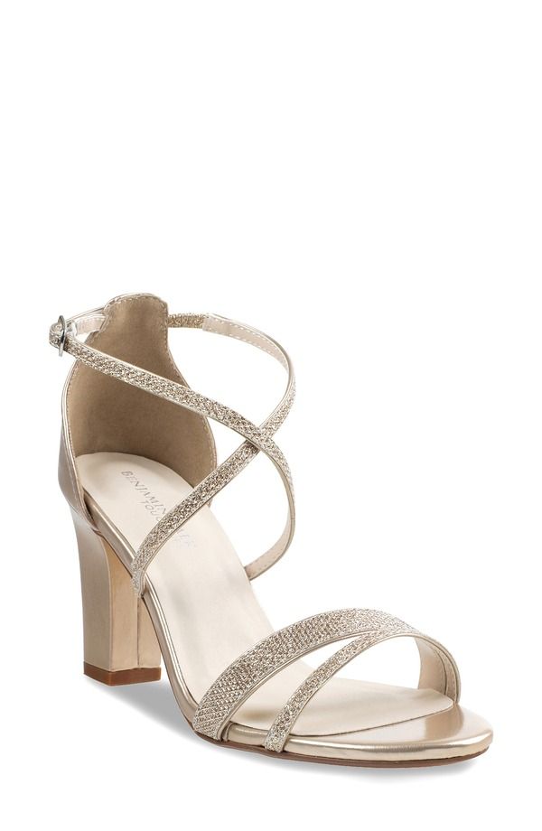 タッチアップ レディース シューズ ヒール サンダル Touch Ups Daphne Sandal Champagne シャンパン