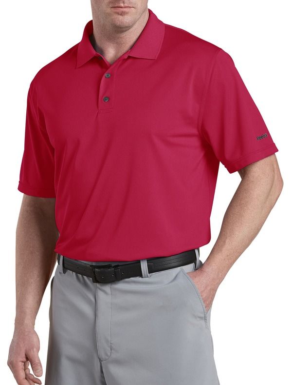 リーボック メンズ トップス ポロシャツ Reebok Performance Solid Polo Excellent Red レッド