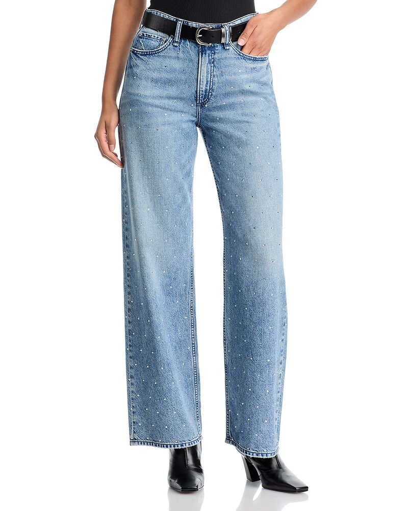 ラグアンドボーン レディース ボトムス デニムパンツ ジーンズ rag bone Logan High Rise Wide Jeans in Margojewel Margo Jewel
