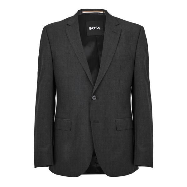 ボス メンズ アウター ジャケット・ブルゾン Boss Mens HJasper Luxury Suit Jacket Dark Grey グレー