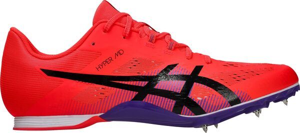 アシックス メンズ シューズ スニーカー ASICS Hyper MD 8 Track and Field Shoes Flash RedBlack ブラック