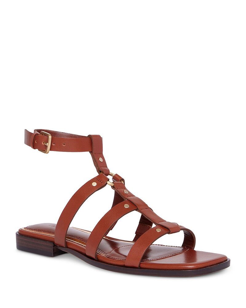 ペイジ レディース シューズ サンダル PAIGE Womens Ryland Flat Strappy Sandals Whisky