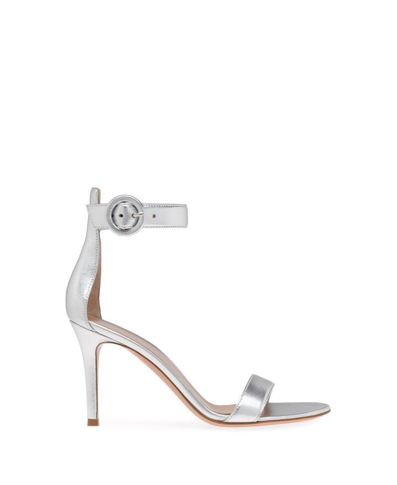 ジャンヴィト ロッシ レディース シューズ サンダル Gianvito Rossi Womens Portofino 85 Sandalsilver Nappa Leather シルバー ジャンヴィト ロッシ レディース シューズ サンダル Gianvito Rossi Womens Portofino 85 Sandalsilver Nappa Leather シルバー