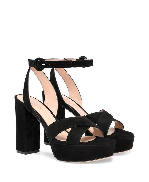 ジャンヴィト ロッシ レディース シューズ サンダル Gianvito Rossi Womens Sabrina Sandals Black Suede ブラック
